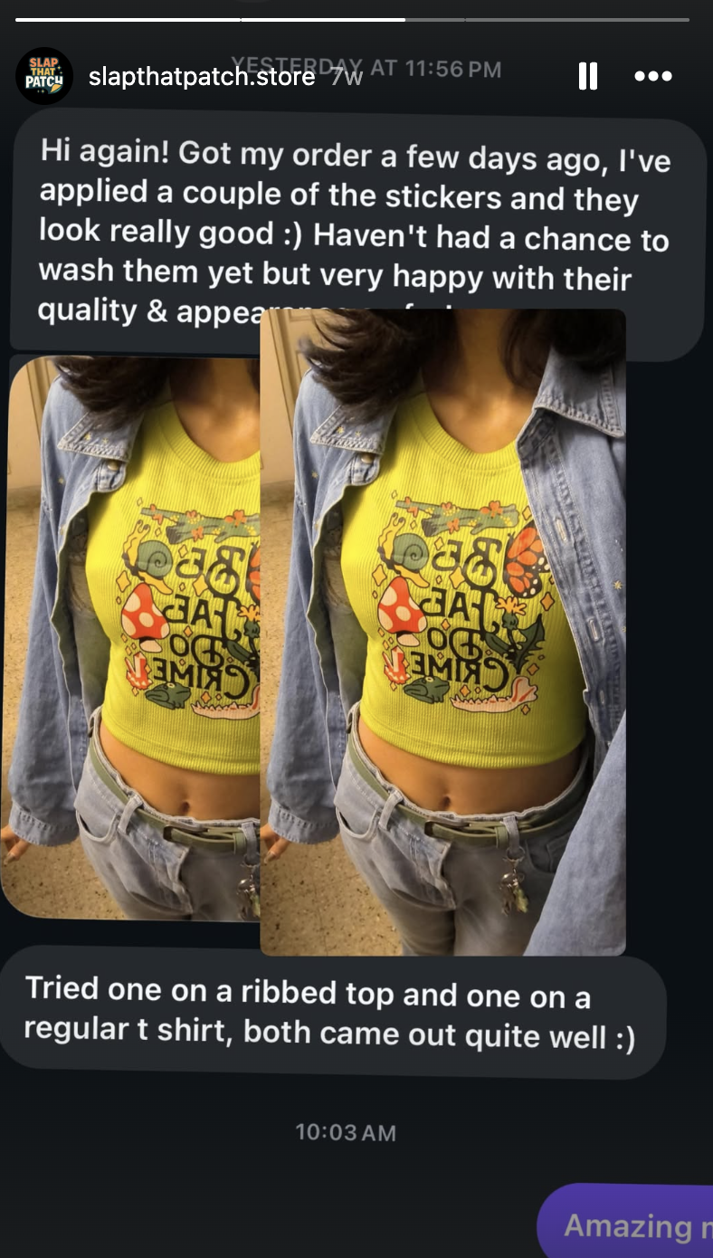 Customer review - Instagram Story