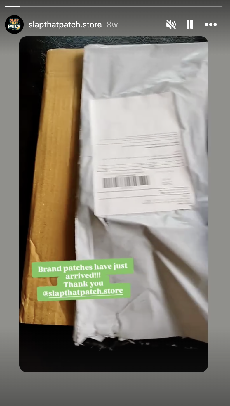 Customer review - Instagram Story